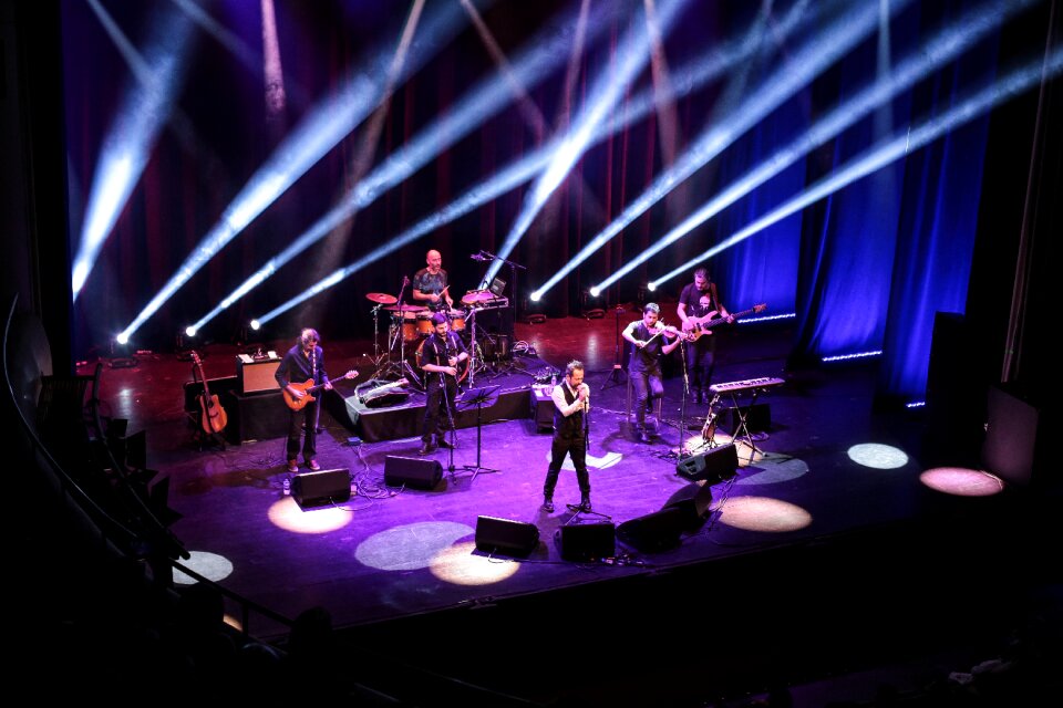 Lighting rock concert