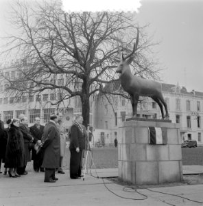 Onthulling Hertje van Pompon, Bestanddeelnr 906-2569