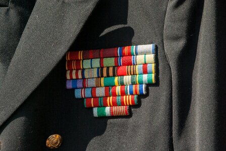 Decorations medals marin