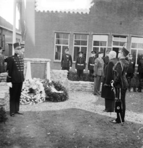 Onthulling monument te Amersfoort dhr. C. Hof, Bestanddeelnr 934-5438