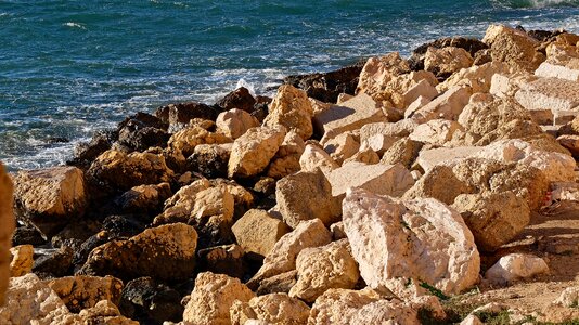 Sea stone harbor photo