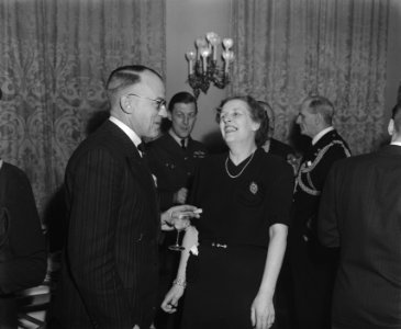 Ontvangst bij de Engelse Ambassadeur, Bestanddeelnr 901-4455
