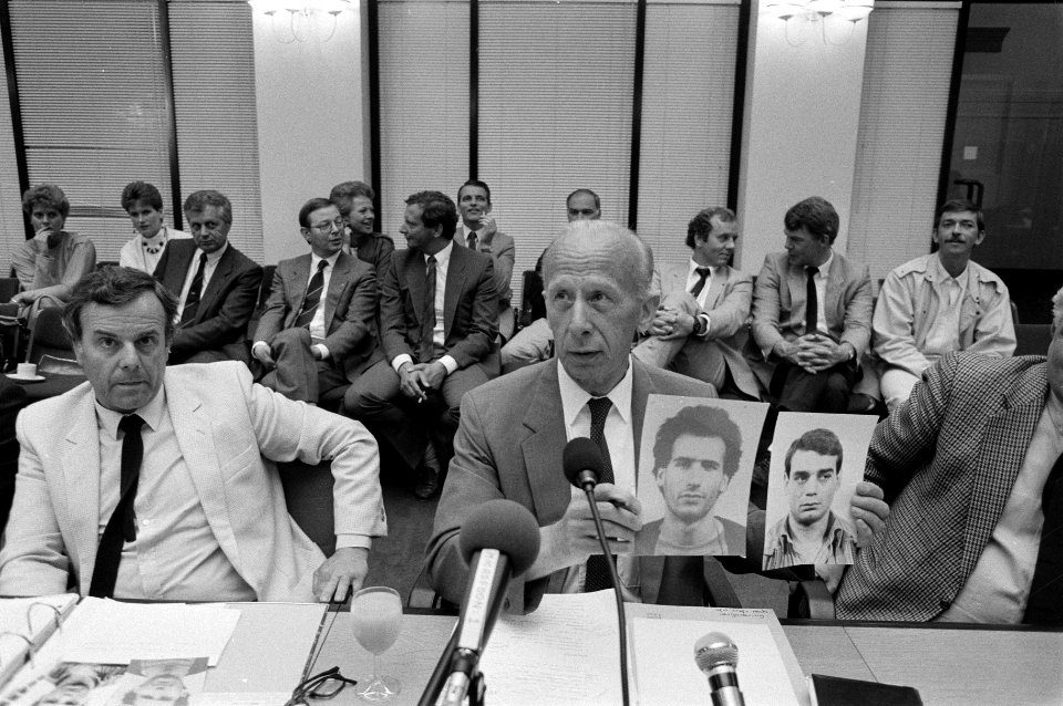 Ontvoering Joke Osterman Otto persconferentie in Rotterdam n.a.v. vrijlating mw, Bestanddeelnr 933-6727