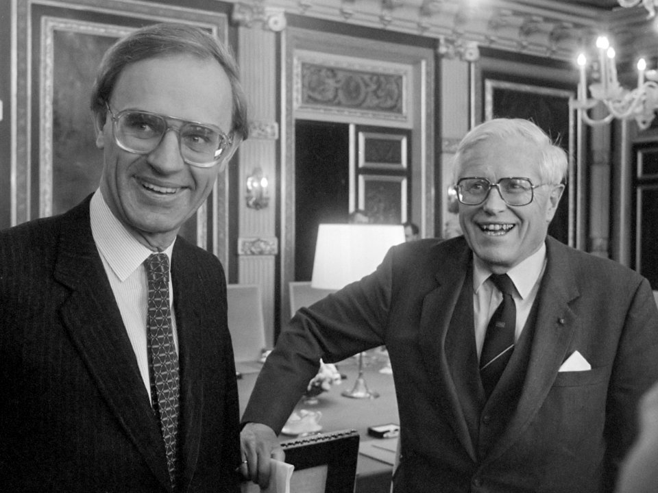 Onno Ruding en Job Drijber (1987)