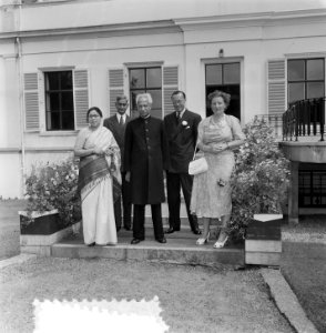 Ontvangst Vice Premier Sir Radhan Prishaman van India op Soestdijk, Bestanddeelnr 905-8222