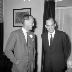 Ontvangsten, prinsen, filmregiseurs, paleizen, Bernhard, prins, Ingmar Bergmann,, Bestanddeelnr 919-6710