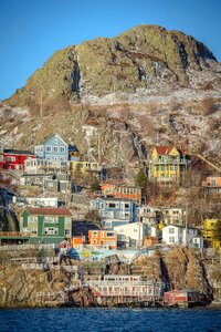 St john's colorful houses saltbox