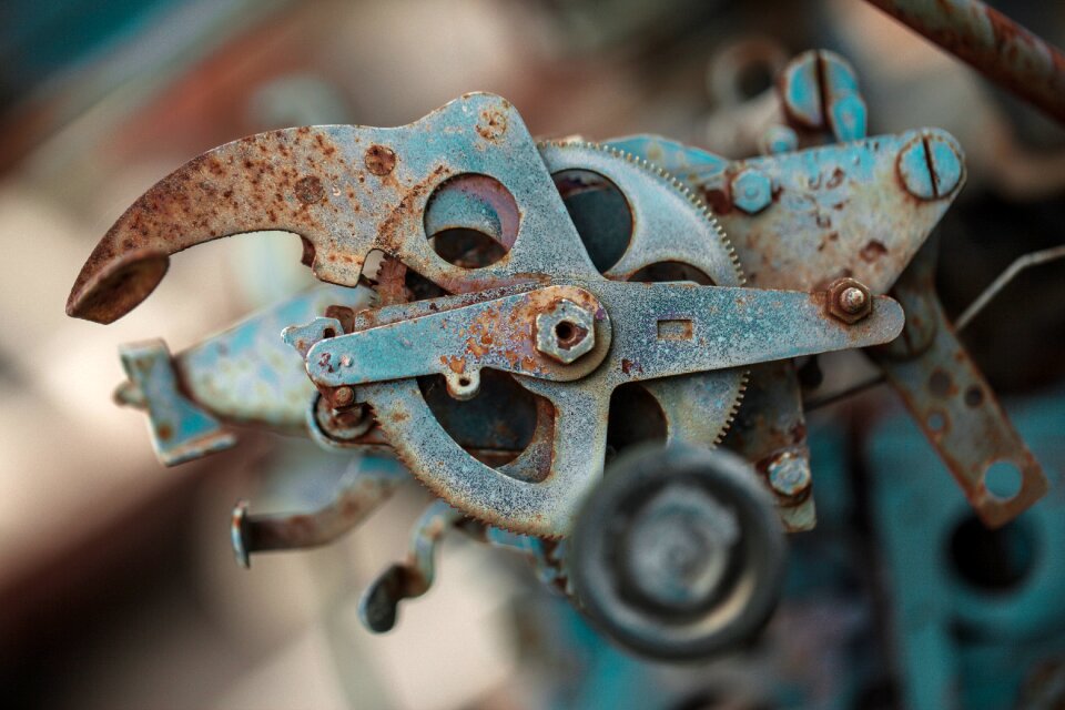 Machine mechanism metal