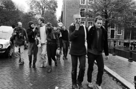 Ontruiming kraakpand Singel 114 Amsterdam krakers hebben pand verlaten, Bestanddeelnr 933-1250
