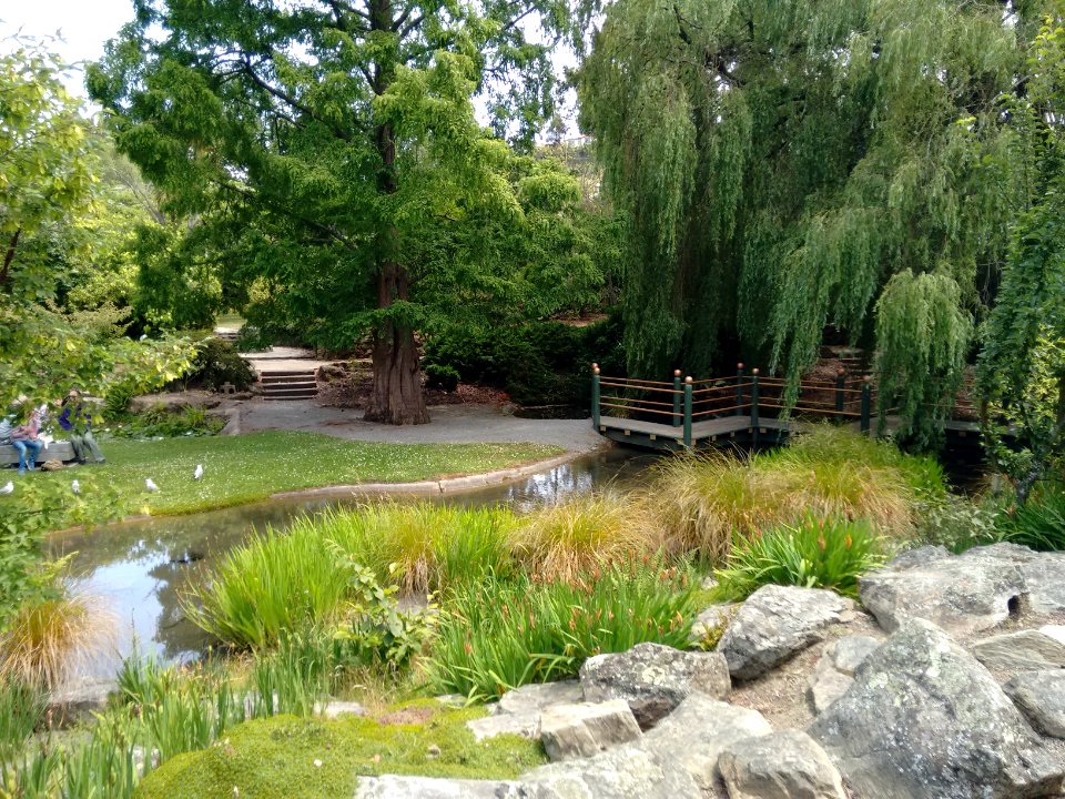 Oamaru Public Gardens - Chinese Garden (stream)