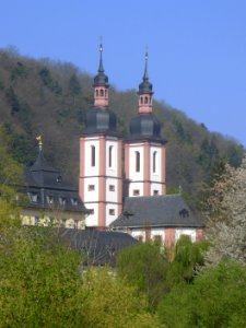 Oberzell, Klosterkirche von Osten, 1