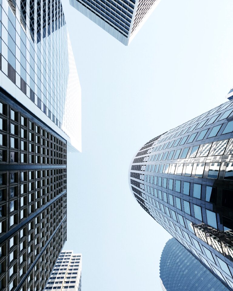 Sky skyscrapers windows