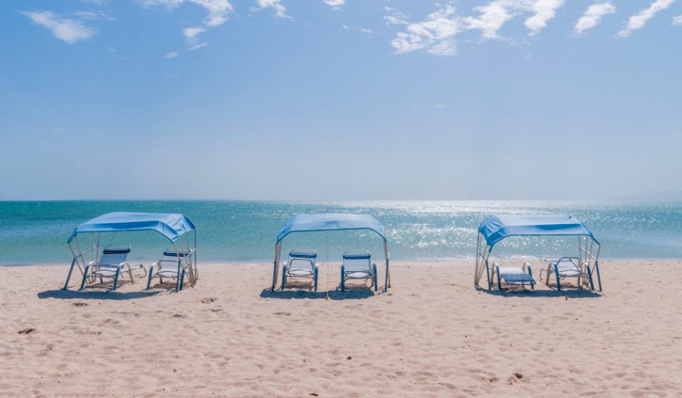 Oasis beach in Guamache, Margarita Island