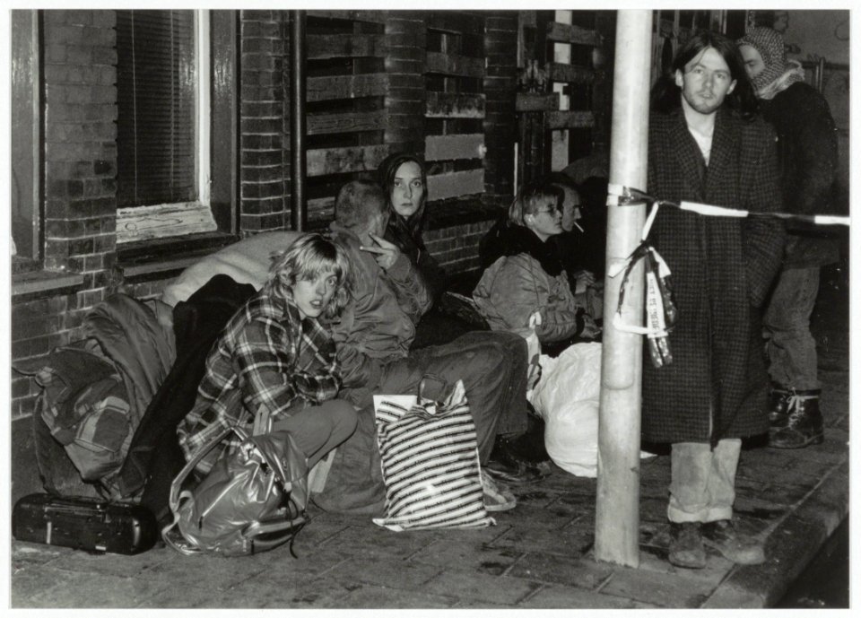Ontruiming van kraakpanden aan de Amsterdamse Vaart. NL-HlmNHA 54035305