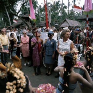 Ontvangst van koningin Juliana op Bali, Bestanddeelnr 254-9063
