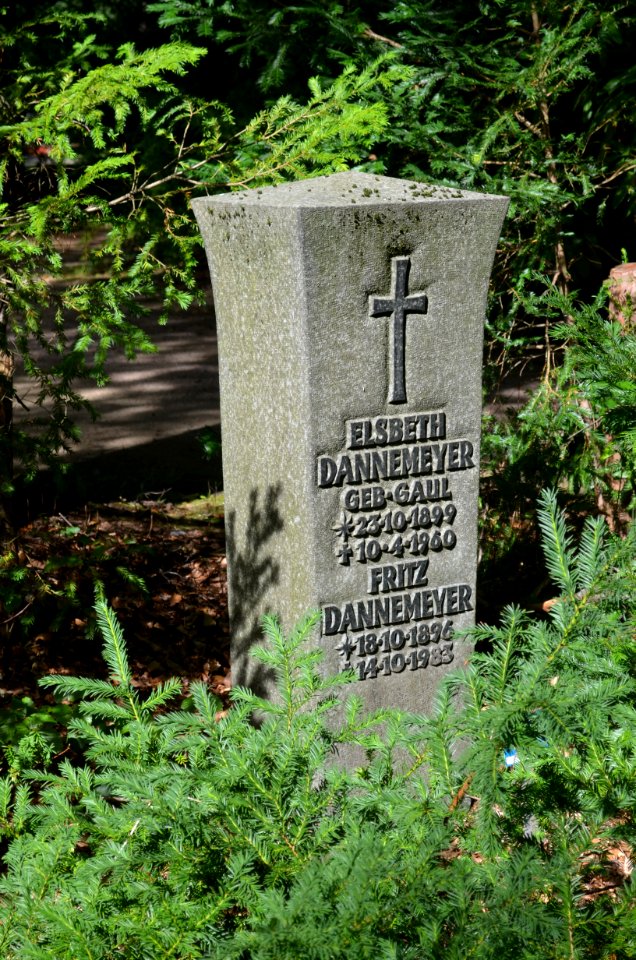 Oberrad, Waldfriedhof, Grab 4 – 443 Dannemeyer