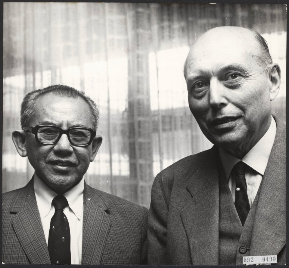 Ontvangsten, politici, Rum, Mohammed, Schermerhorn, Willem, Bestanddeelnr 092-0490