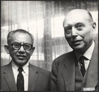 Ontvangsten, politici, Rum, Mohammed, Schermerhorn, Willem, Bestanddeelnr 092-0490