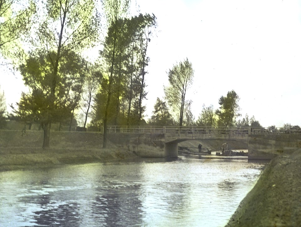 Ontwatering, normalisatie beken, bruggen, molenbeek, Bestanddeelnr 193-1145