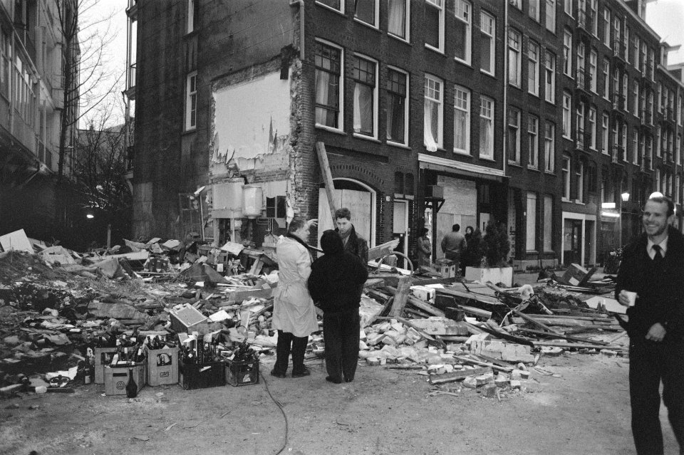 Ontploffing in Pieter Baststraat , Amsterdam, Bestanddeelnr 934-1555