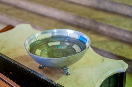 Object used in baptism, Church Santa Barbara