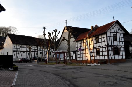 Oberrod, Fachwerkhäuser an der Niederemser Straße
