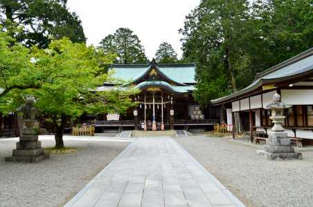 Oasahiko-jinja, haiden-1
