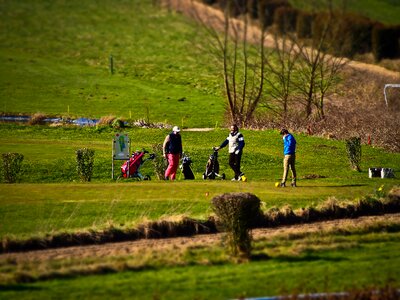 Golf course sport golf game