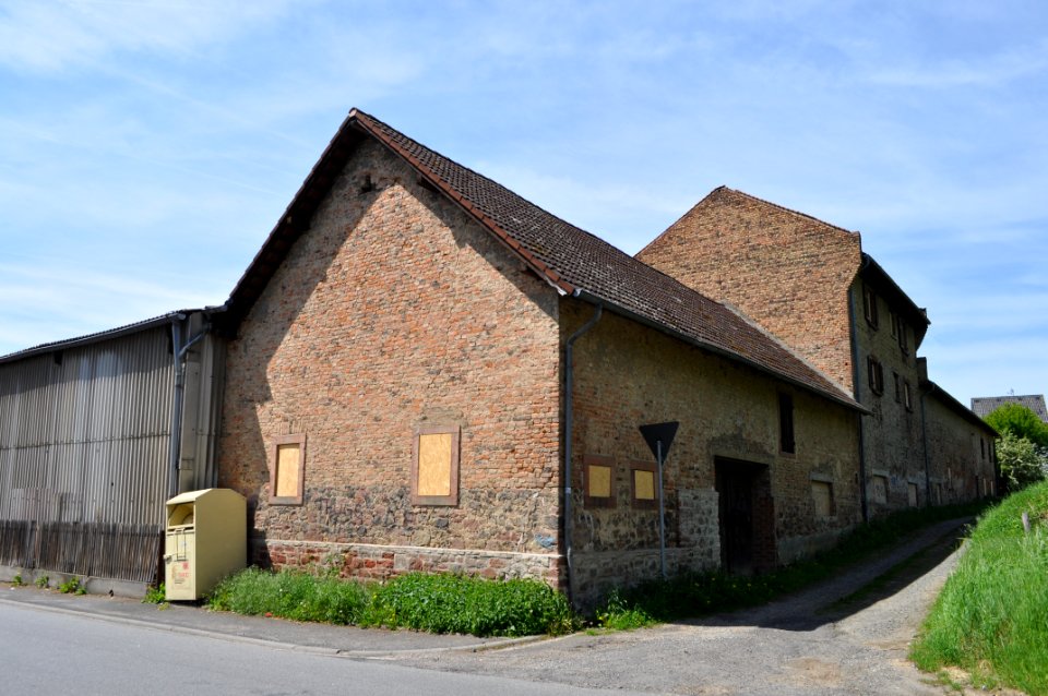 Ober-Erlenbach, Staatsdomäne Oberhof, Rückseite