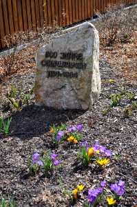 Oberlibbach, Gedenkstein 800 Jahre