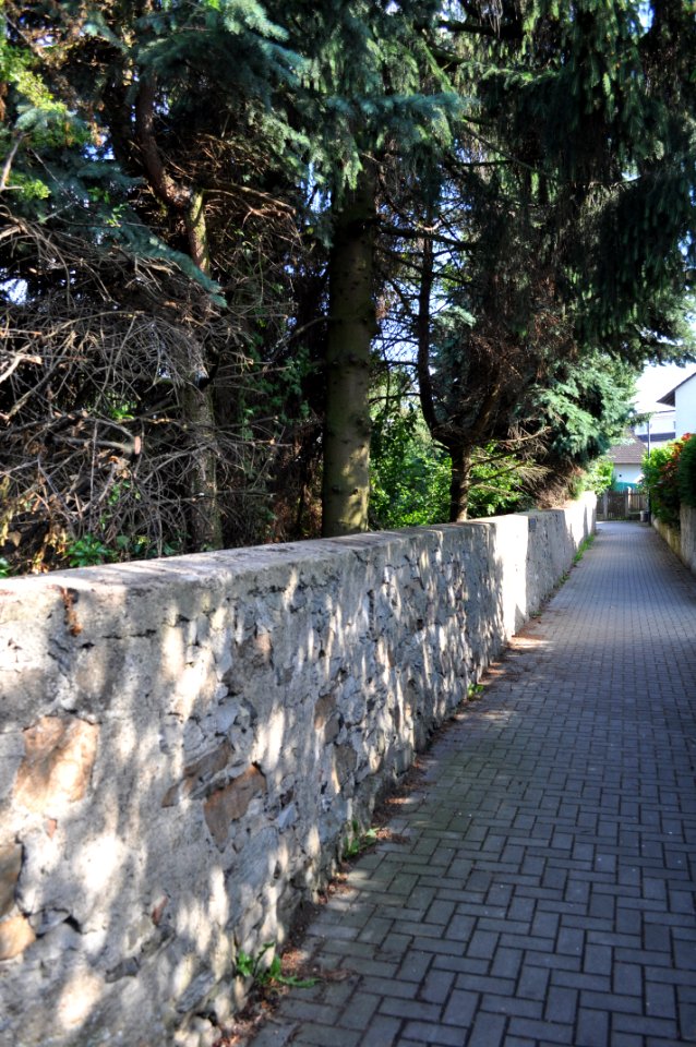 Obereschbach, Ortsmauerreste hinter Ober-Eschbacher-Straße 61 (2)