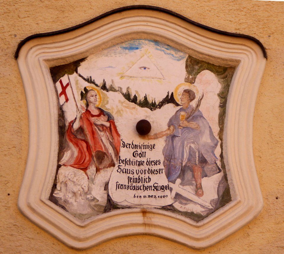 Oberndorf, Schöffleutgasse 3, Gedenkbild, 1