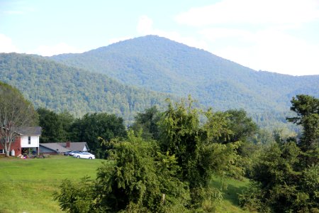 Oakey Mountain viewed from Dillard, GA after the eclipse, Aug 21 2017