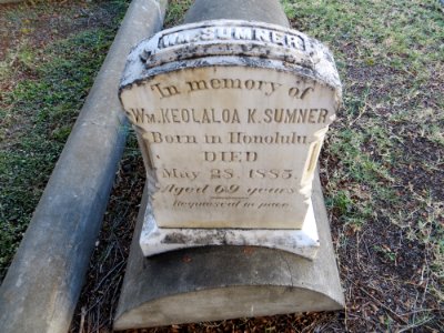 Oahu-Sumner-WilliamKeolaloaK-tombstone