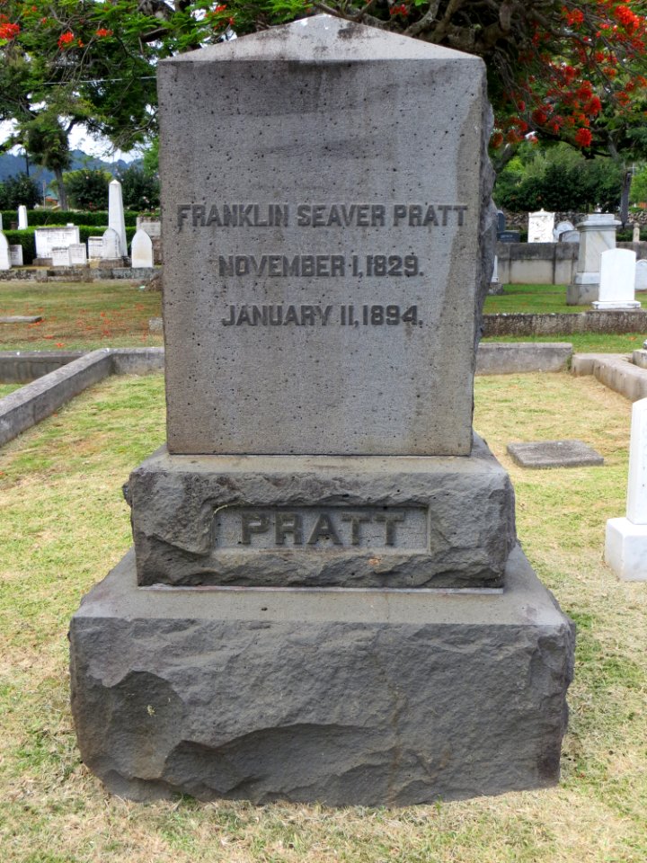 OahuCemetery-PrattFranklinSeaver-tombstone