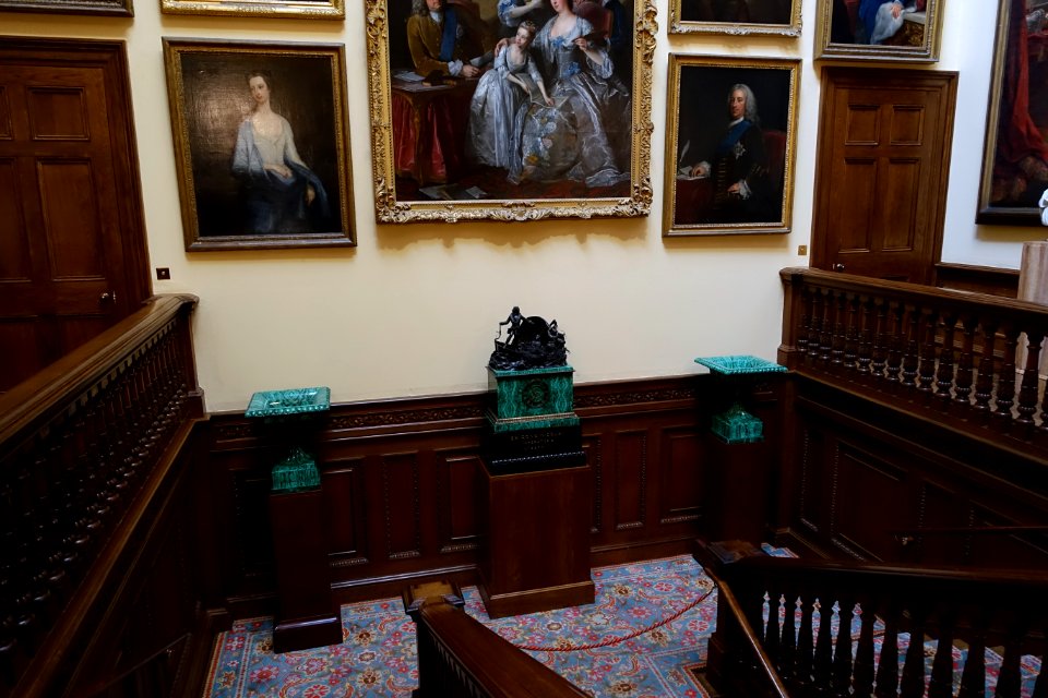 Oak Stairs, Chatsworth House - Derbyshire, England - DSC03388