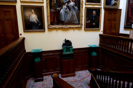 Oak Stairs, Chatsworth House - Derbyshire, England - DSC03388