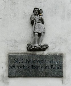 Oberföhring, Lorenzkirche, Christophorus, 1
