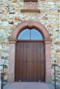 Oberjosbach, Kirche, Tür