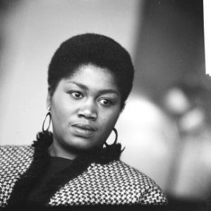 Odette, gospelzangeres in Amsterdam. Portret, Bestanddeelnr 913-2556