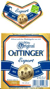 OeTTINGER Brauerei - OeTTINGER Export