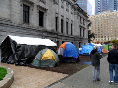 Occupy Vancouver tents 4 photo
