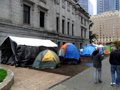 Occupy Vancouver tents 4
