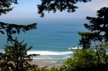 Ocean near Cape Lookout photo