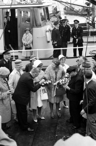 Oesterfeest in Ierseke Aan boord van de Beatrix, Bestanddeelnr 912-9055