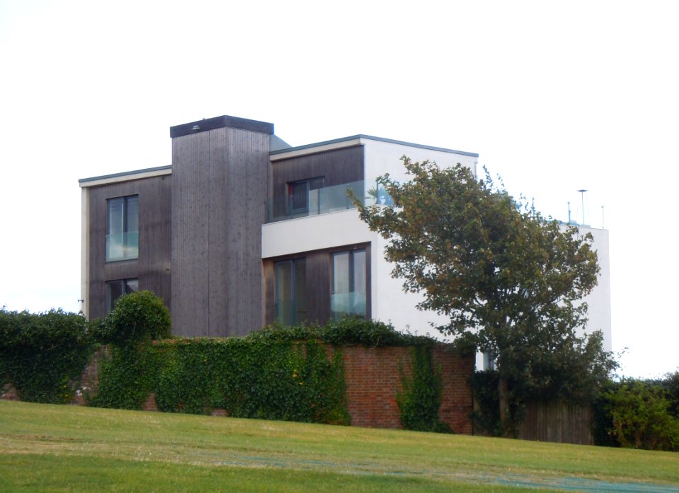 Ocean Heights, Roedean Road, Roedean, Brighton (August 2014) (Rear Elevation)