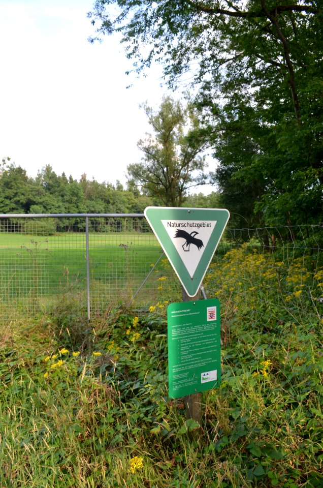 Oberhöchstadt, NSG Waldwiesental, Schild