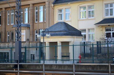Oberursel, Motorenfabrik Oberursel, Straßenbahnhäuschen