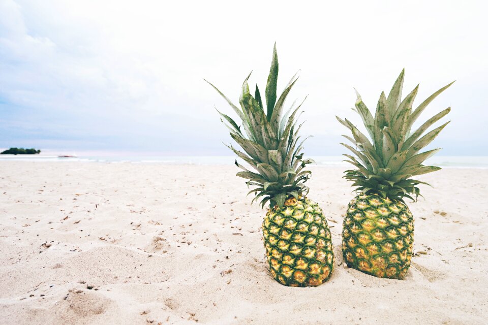 Fruits healthy pineapples