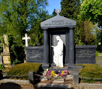 Oberursel, Alter Friedrhof, Grab Spang